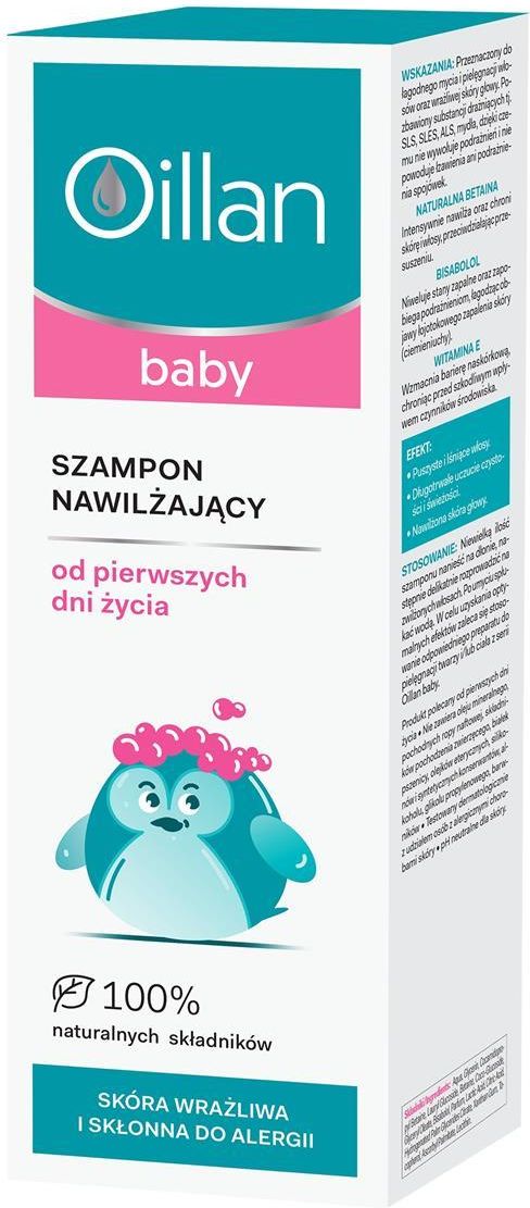 oillan baby szampon nawilżający skład