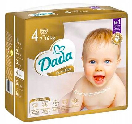 pieluchy dada extra care box