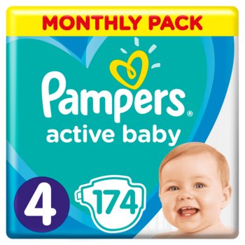 pamper active baby 4 174 szt empik