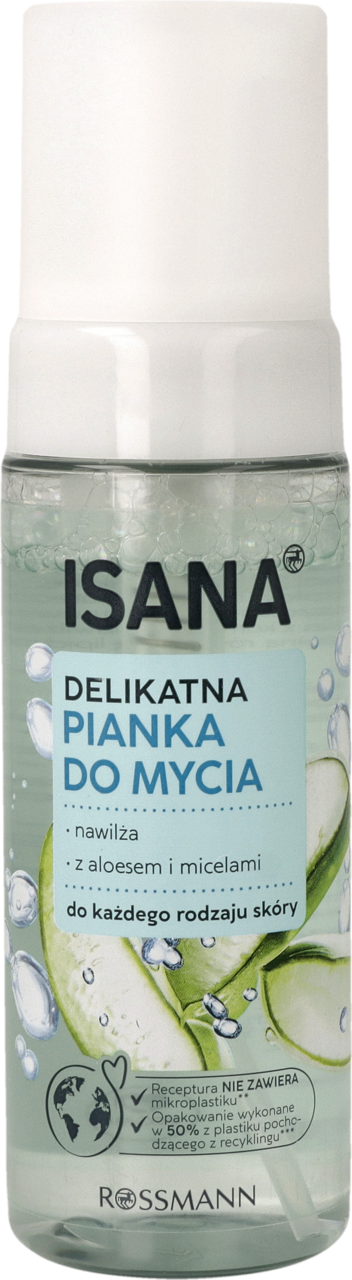 pianka do mycia twarzy isana