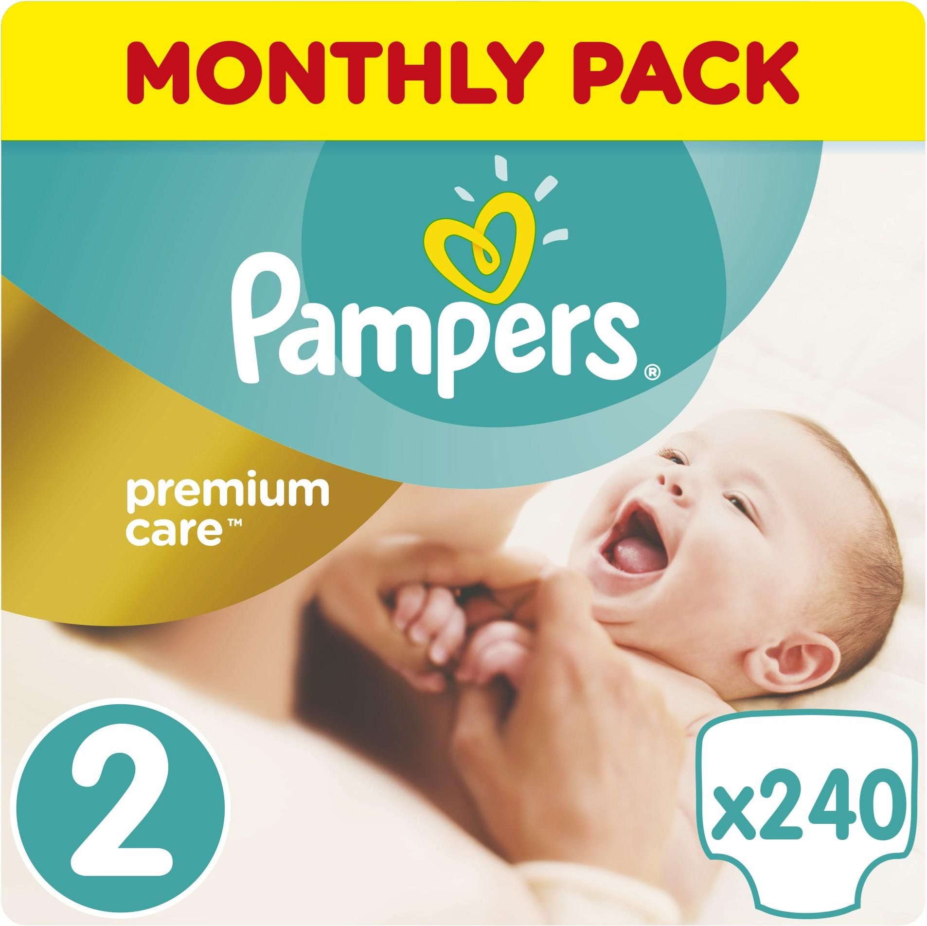 pampers premium care 240 cena