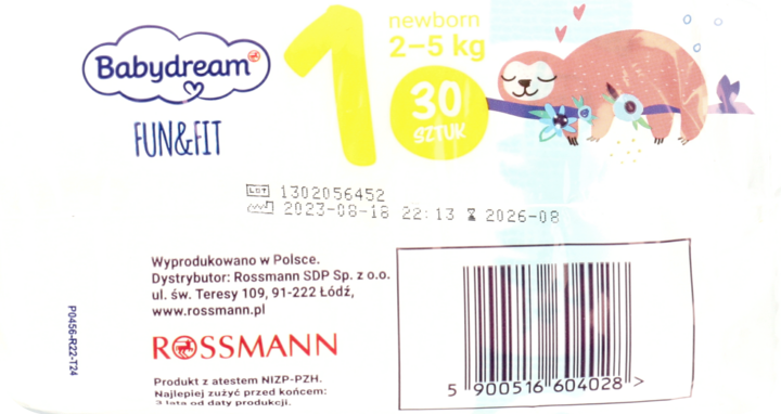 pieluchy newborn rossmann