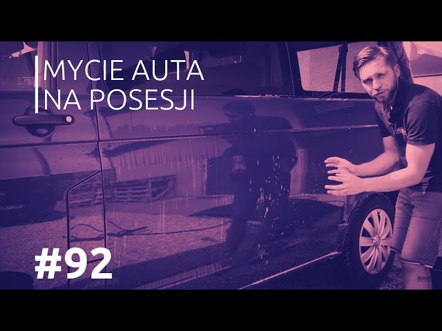 szampon do mycia auta na posesji