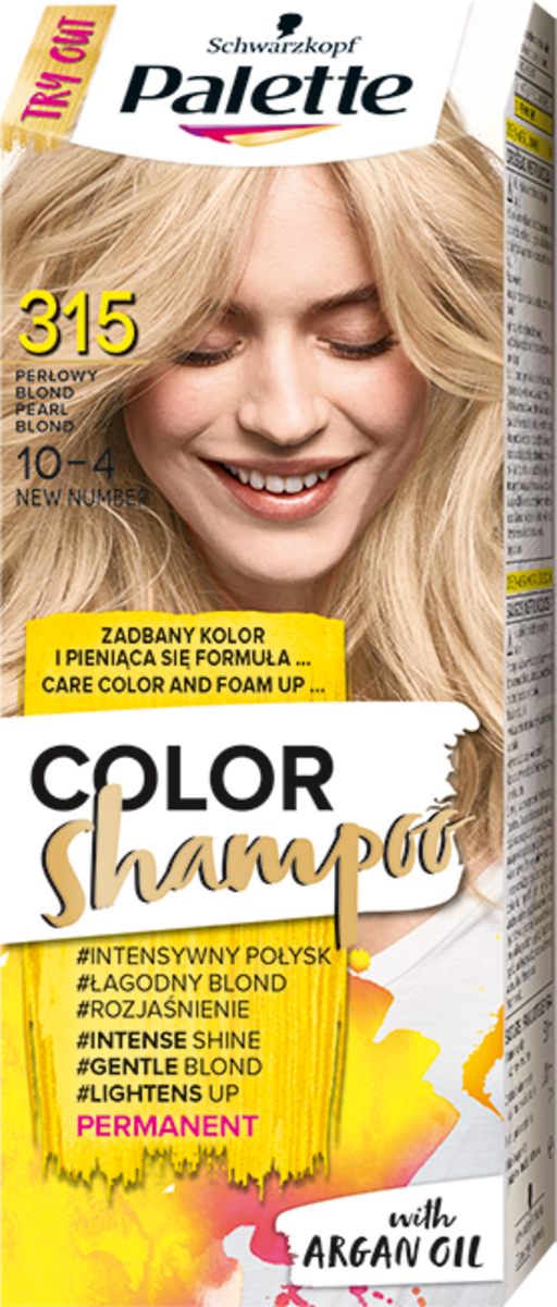 latte blond szampon palett