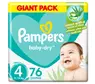 pampers 4 active baby mega pack