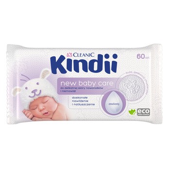 chusteczki nawilżane cleanic kindii new baby care