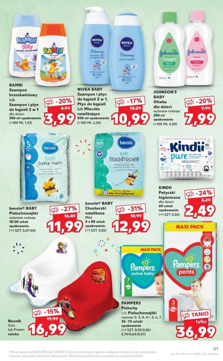 pieluchomajtki bevola kaufland