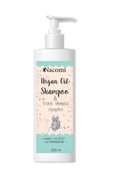 nacomi natural szampon z olejem arganowym