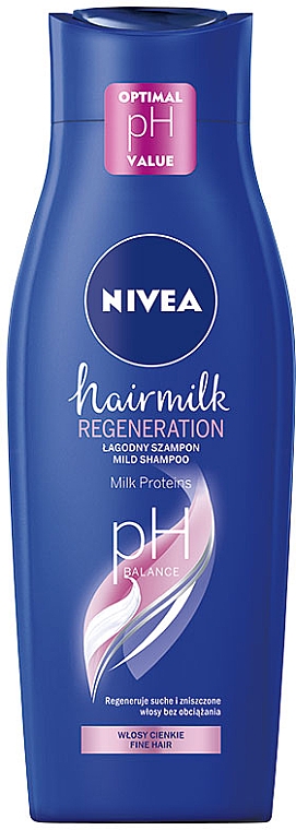 nivea szampon mleczny do włosów cienkich