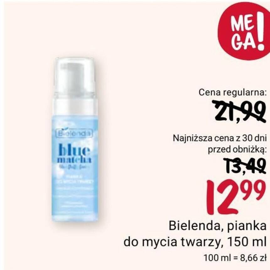 pianka do mycia twarzy bielenda rossmann