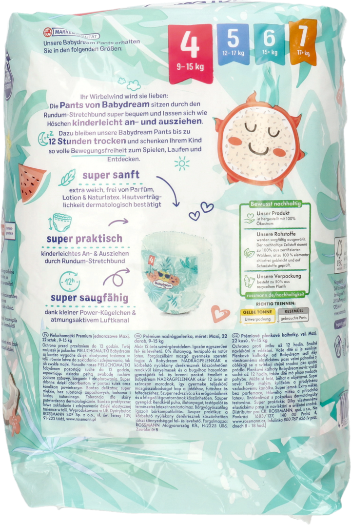 rossmann pieluchomajtki babydream