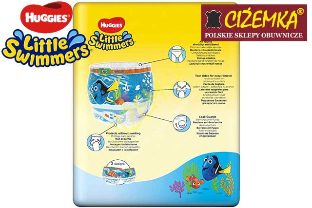 huggies pieluszki majteczki do pływania 2-3 3-8 kg