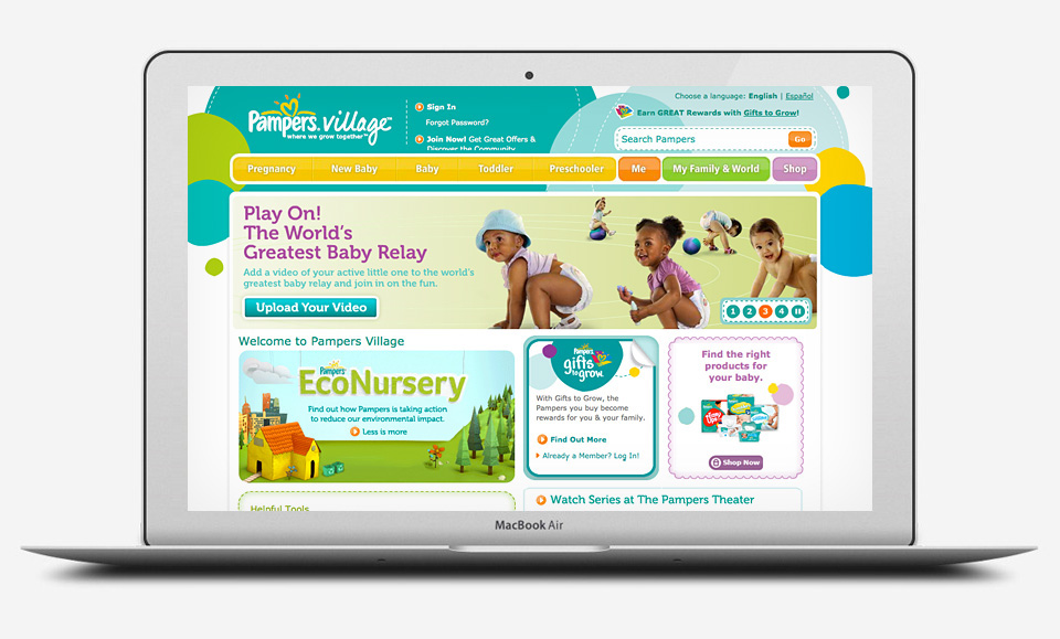 pampers village