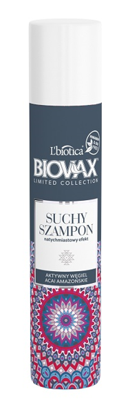 szampon suchy biovax z węglem aktywnym