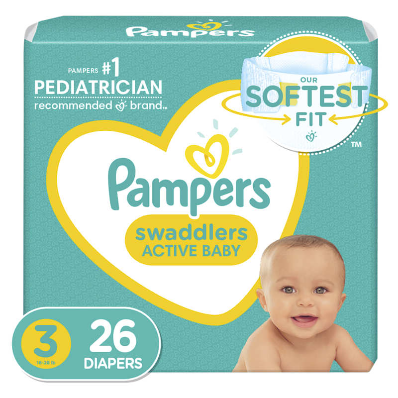 pampers swaddlers jumbo pack size 3