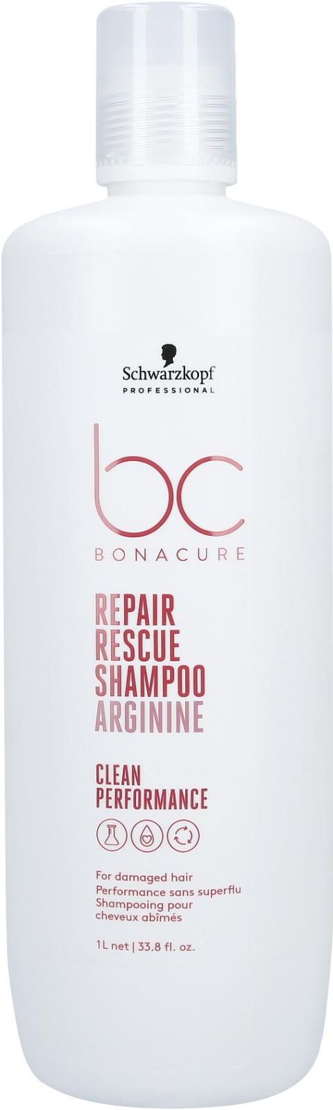 schwarzkopf bc repair rescue regenerujący szampon do włosów zniszczonych 1000ml