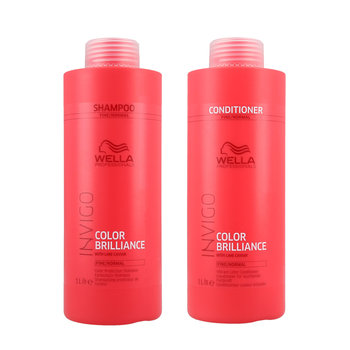 wella brilliance odżywka do włosów farbowanych cienkich i normalnych 1000ml