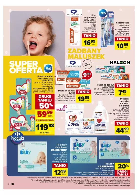 promocja na pampers 4 carrefour