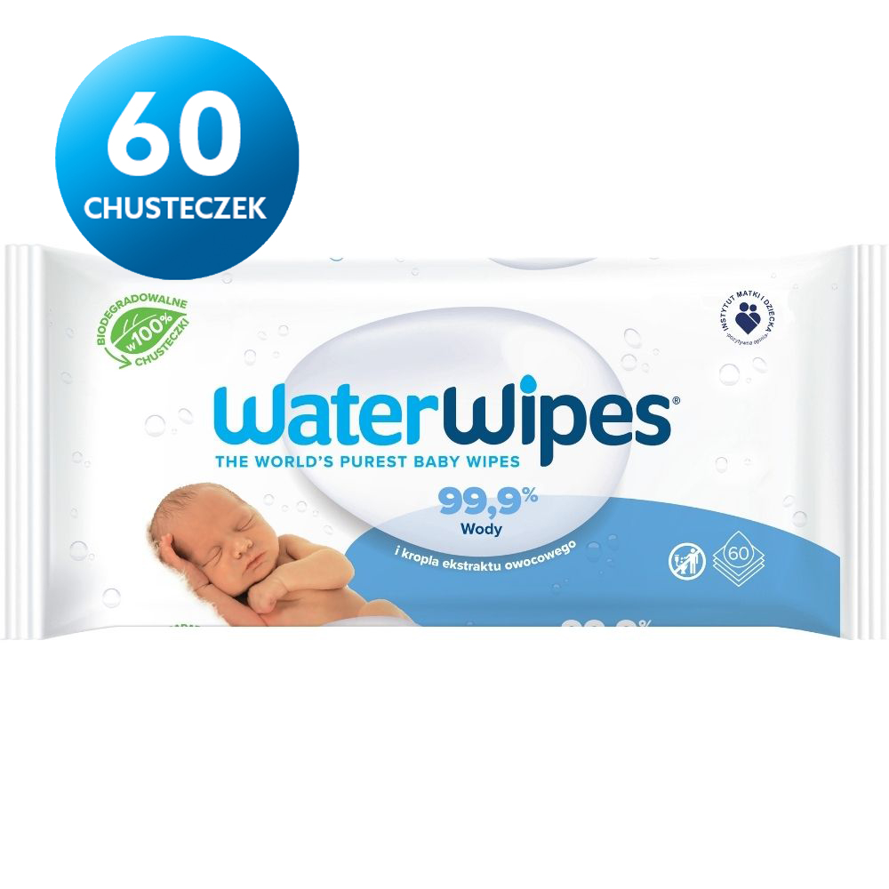 chusteczki dla dzieci nawilżane wodą waterwipes