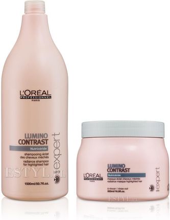 szampon loreal lumino contrast maska