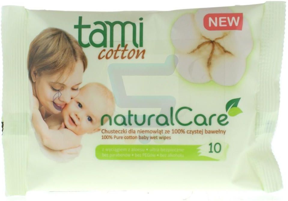 tami cotton natural care chusteczki nawilżane dla niemowląt