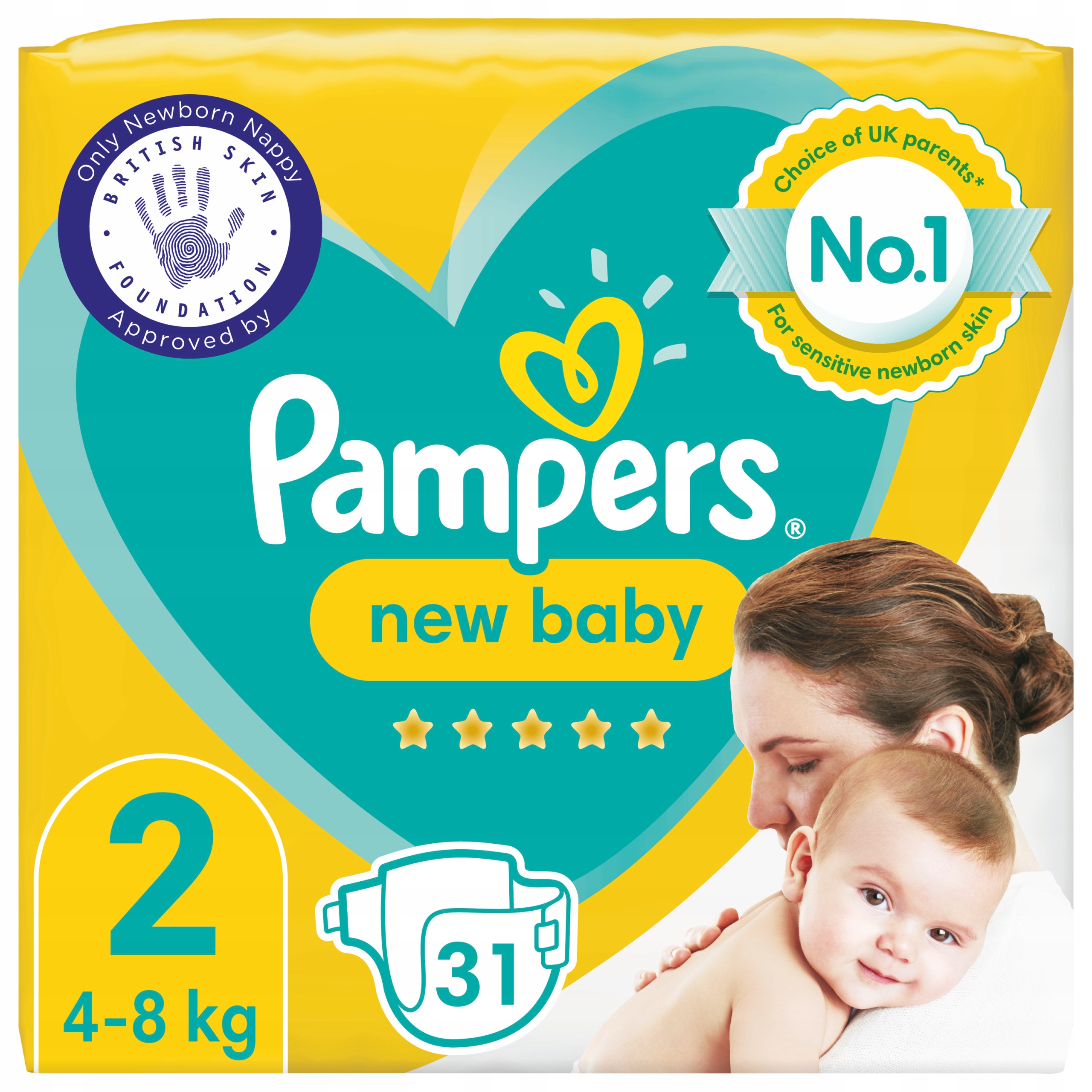 pampers 2 kolo fioletowy