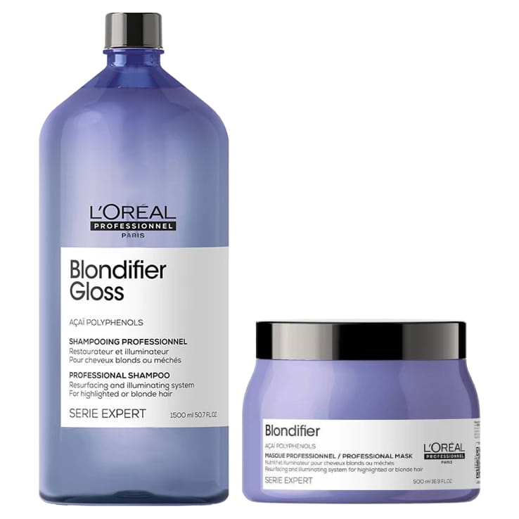 loreal blondifier gloss szampon nabłyszczający do włosów blond 1500ml