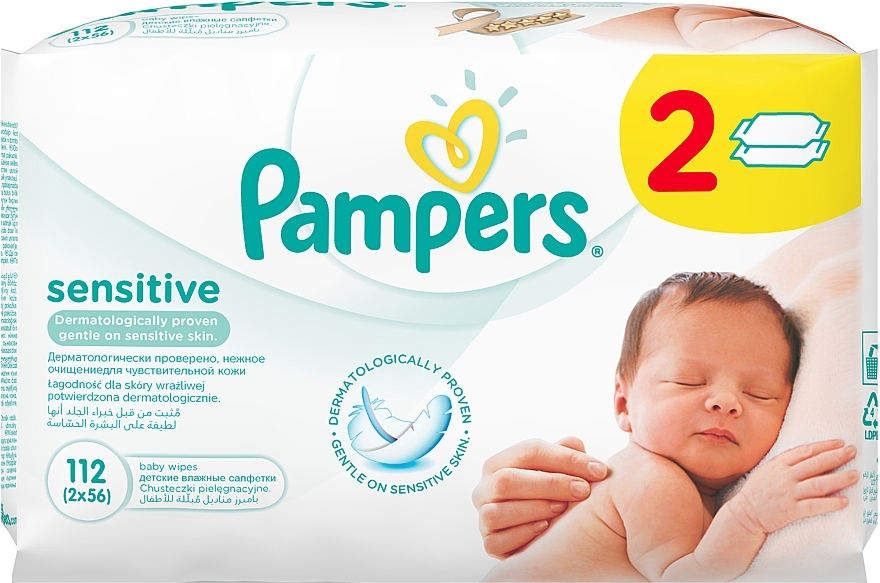 chusteczki pielęgnacyjne pampers sensitive