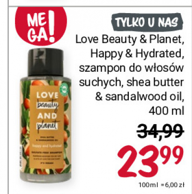 szampon do włosów suchych shea butter & sandalwood oil