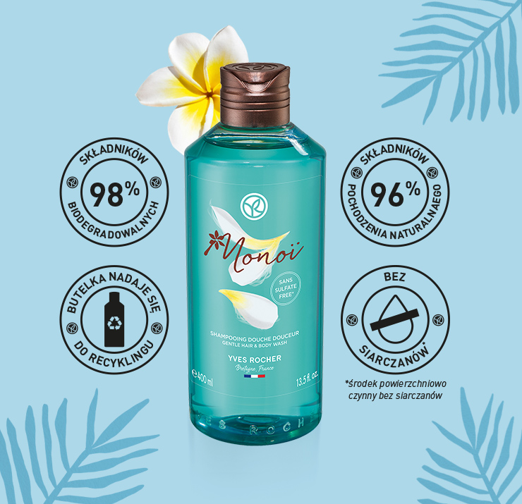 yves rocher monoi de tahiti szampon