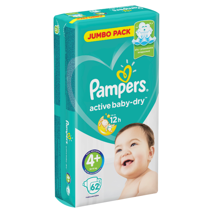 pampers 4 plus a 4