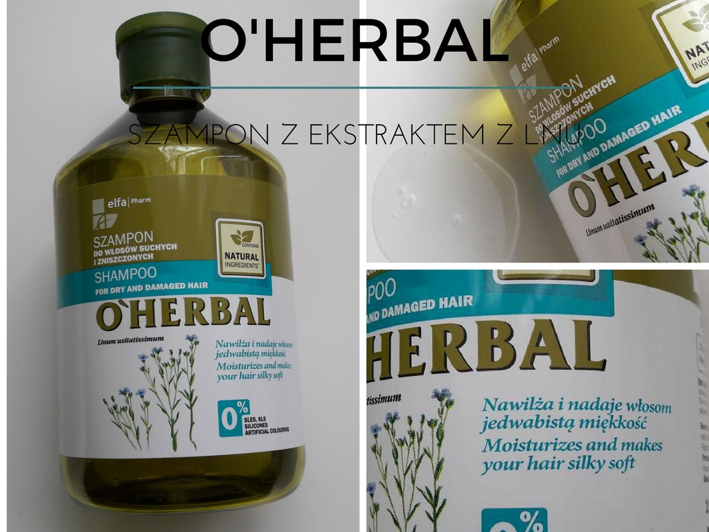 szampon oherbal nawilżenie i jedwabista miękkość