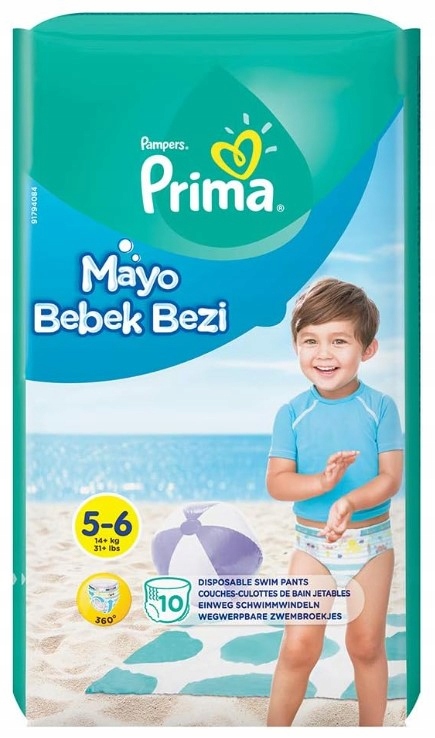 pampers pieluchy do plywania 5 6