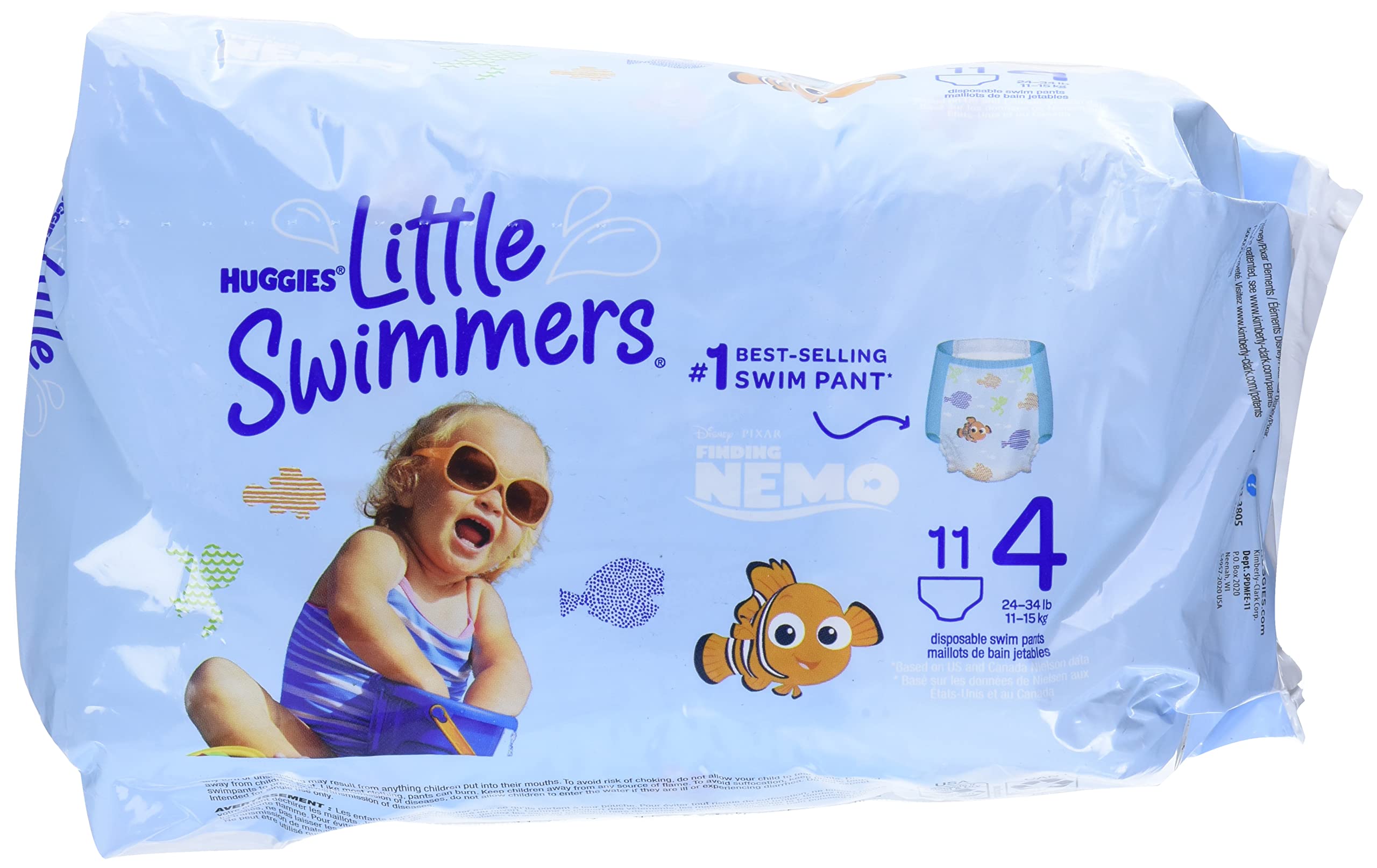 huggies little swimmers 11-15 kg 11 szt