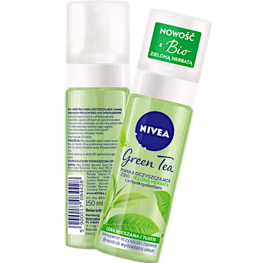 nivea pianka do mycia twarzy