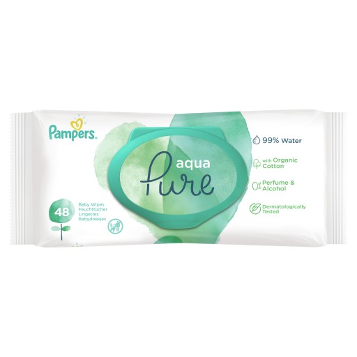 chusteczki pampers aqua pure 14x