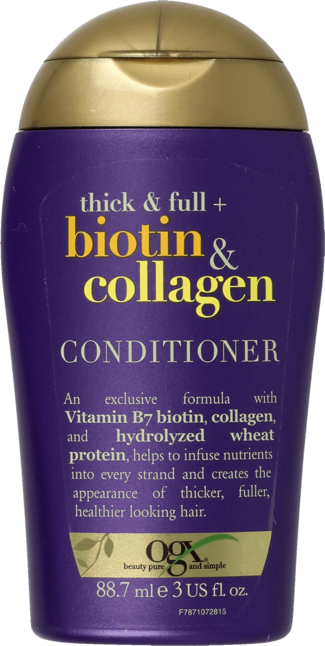 organix biotin & collagen odżywka do włosów biotyna i kolagen