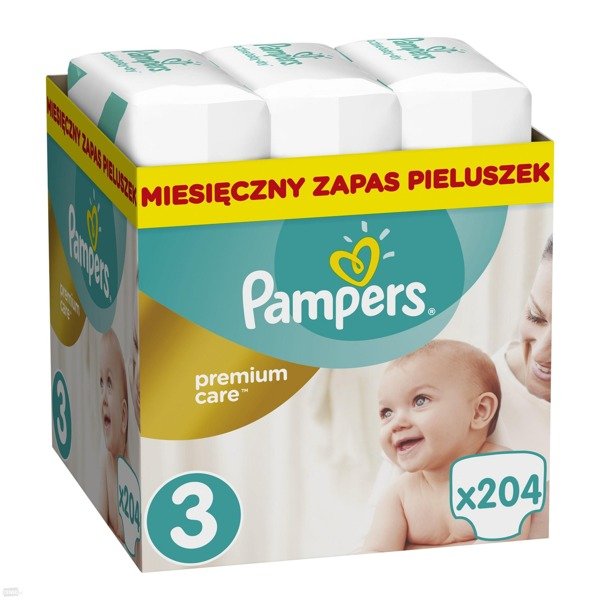 pampers premium care 2 zapas na miesiac