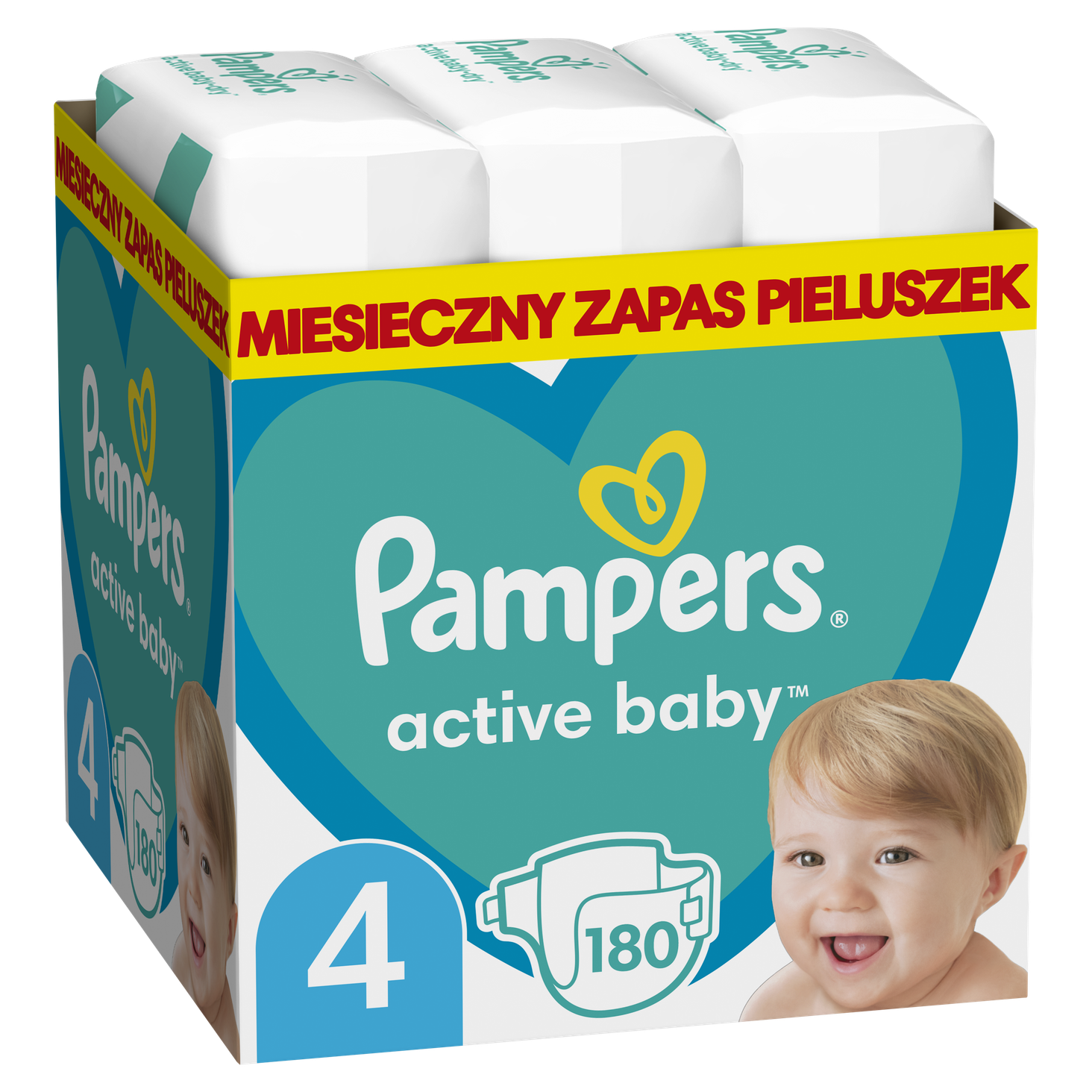 pampers active baby 4+ waga