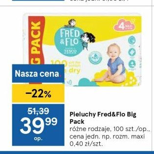 tesco pieluchy fred&flo 3