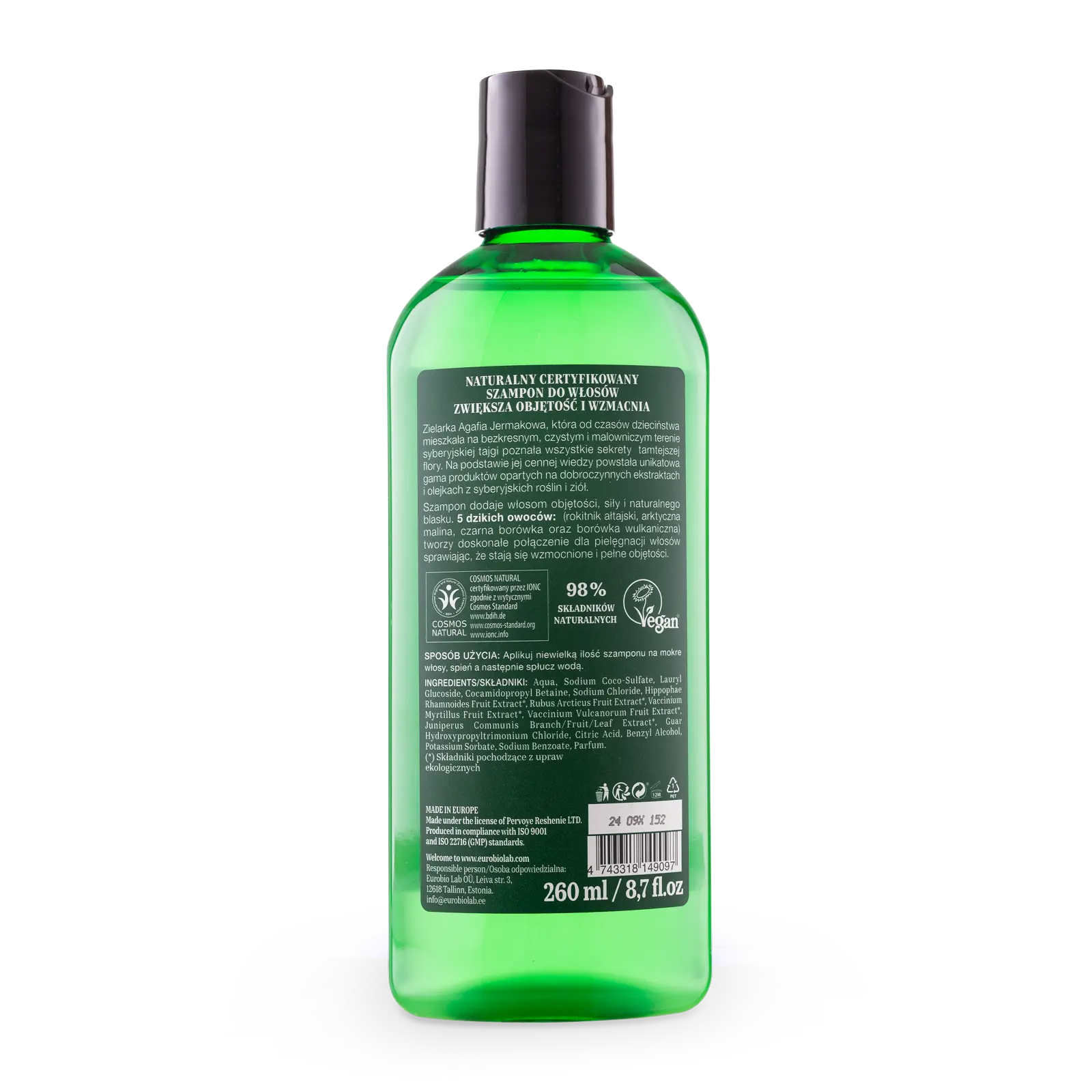 agafii mocno oczyszczający szampon