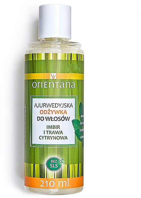 ajurwedyjska naturalna odżywka do włosów imbir i trawa cytrynowa