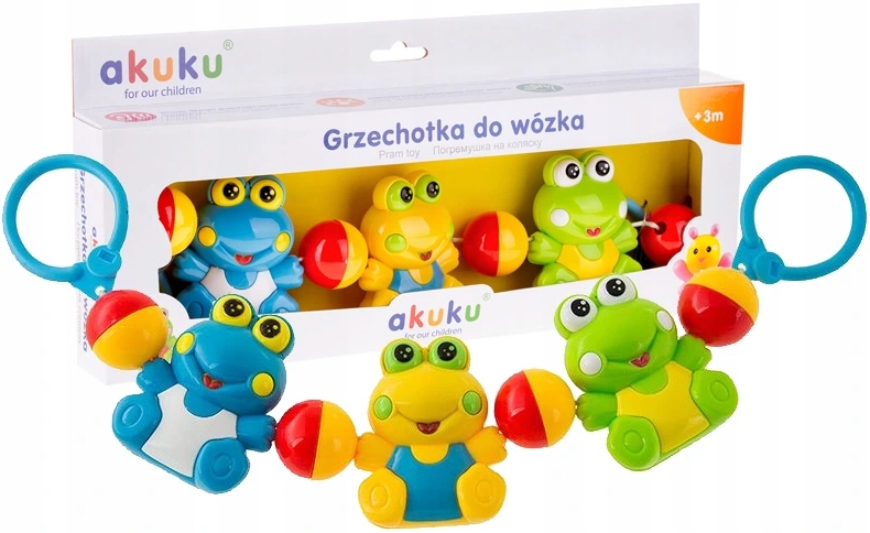 Akuku A0471 Pluszowa grzechotka wisząca