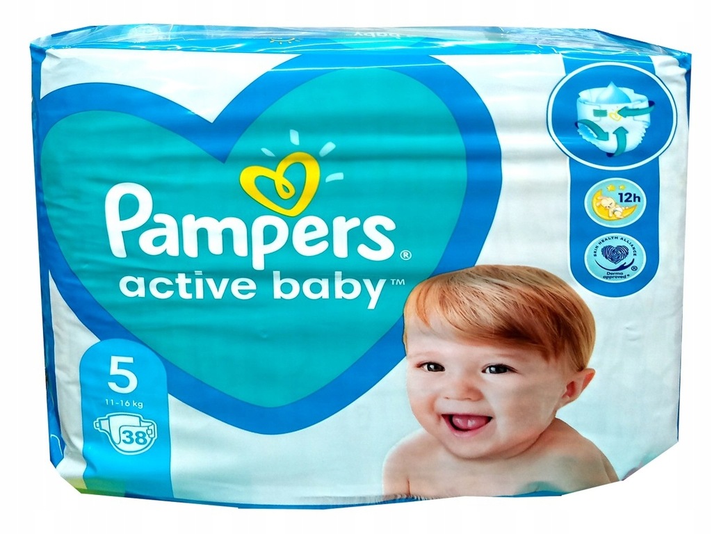 allegro pieluchy pampers 5