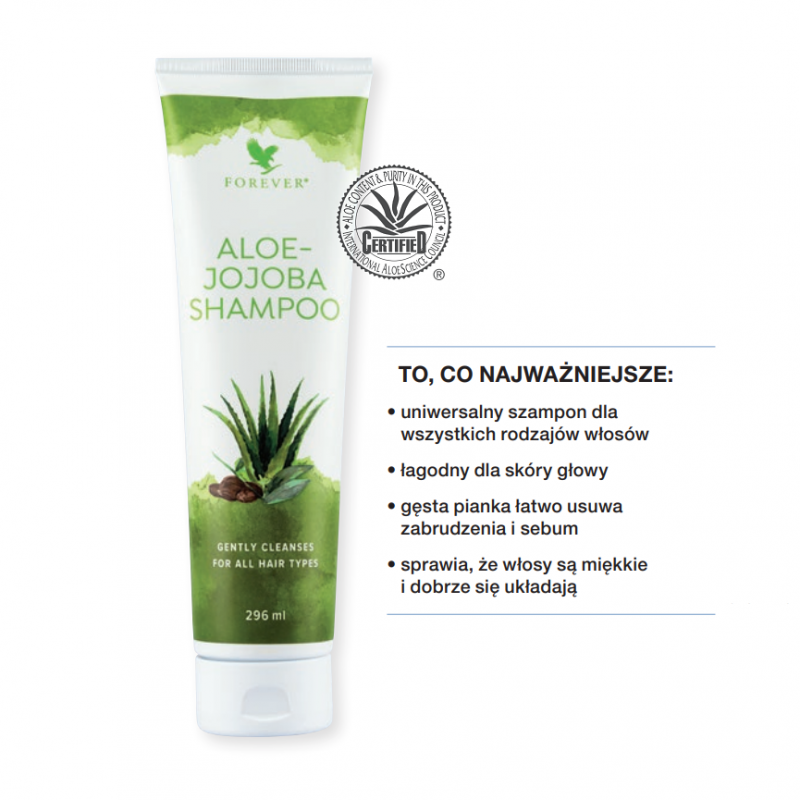 aloe jojoba szampon forever jakialoes