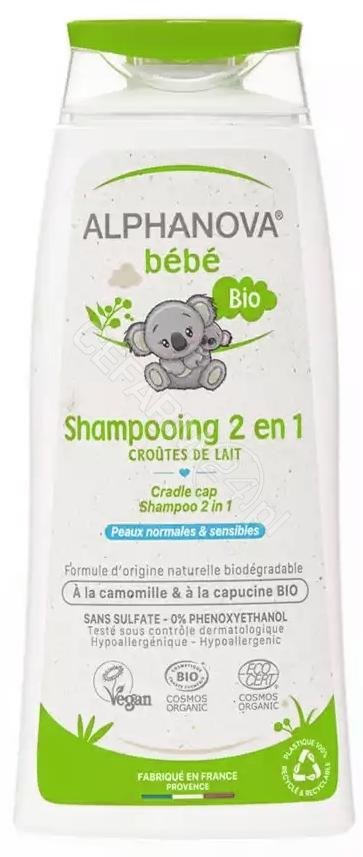 alphanova bebe szampon do włosów bio