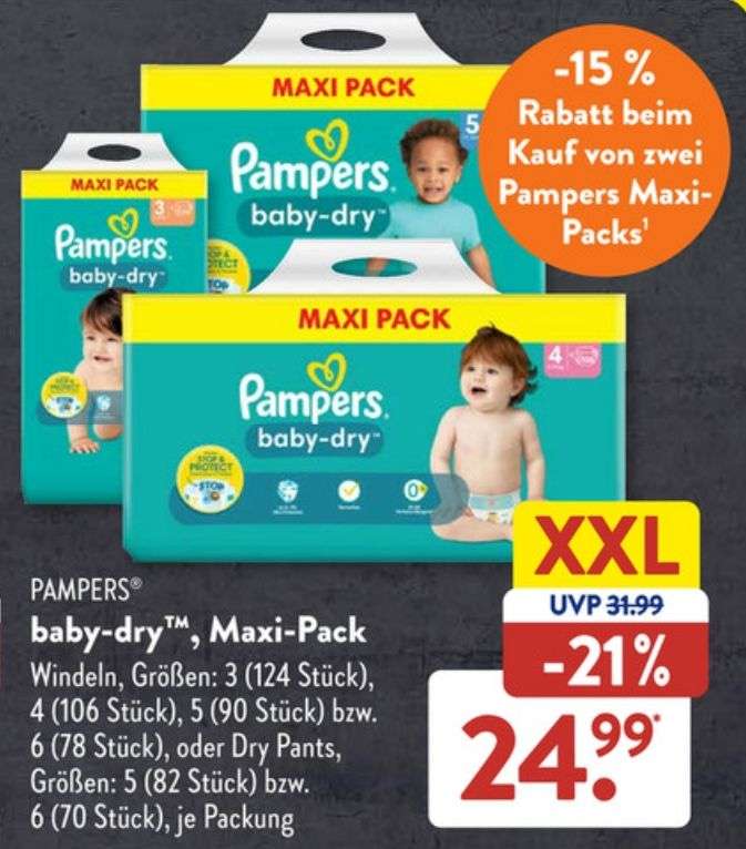 angebot pampers maxi