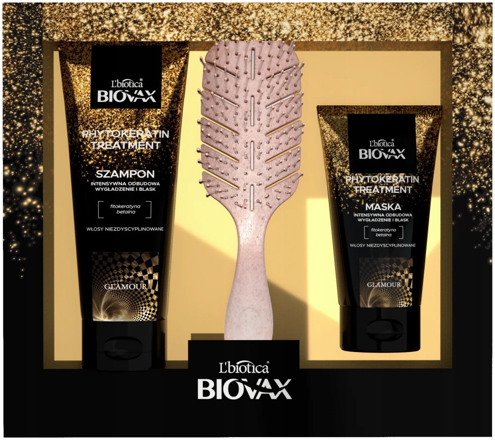 argan i 24k złoto szampon wygładzający biovax