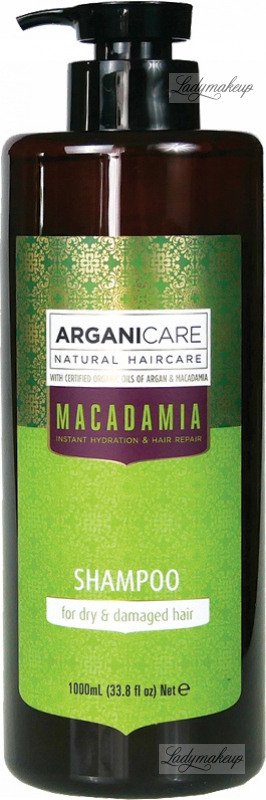 arganicare dry&damaged szampon włosy suche 400