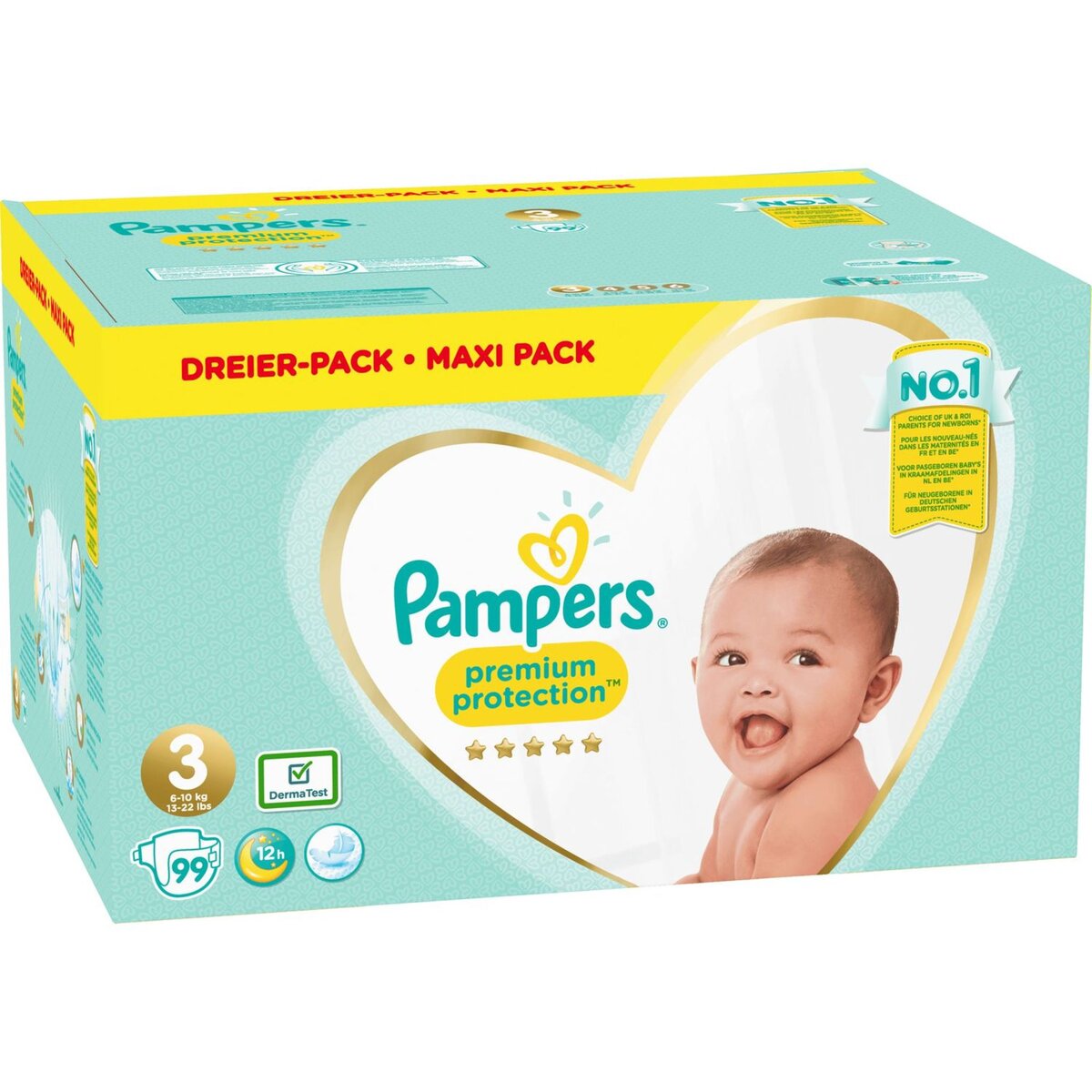 auchan pampers premium 3